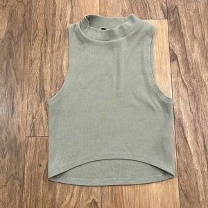 F21 mock neck crop top